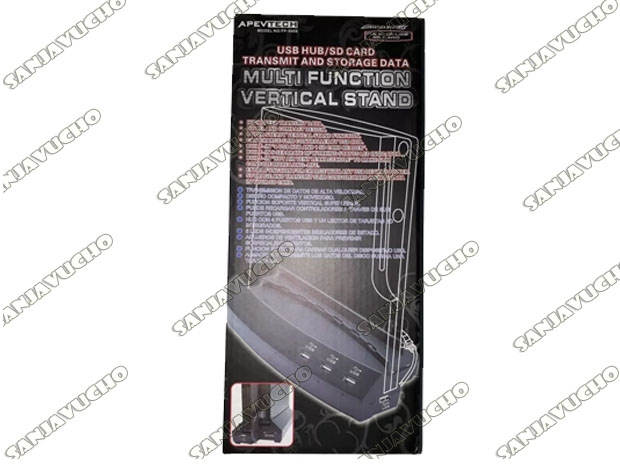&+ SOPORTE VERTICAL PS3 SLIM APEVTECH + HUB + SD